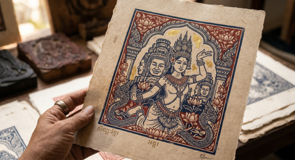 Cambodian Art Print